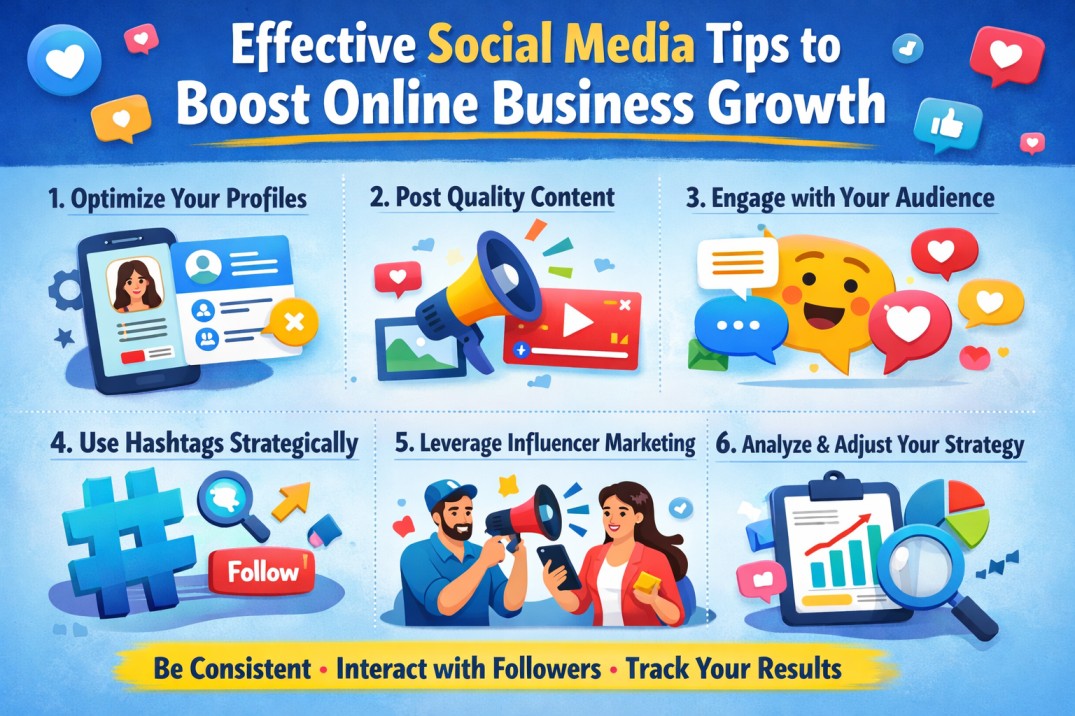 Effective Social Media Tips to Boost Online Business Growth