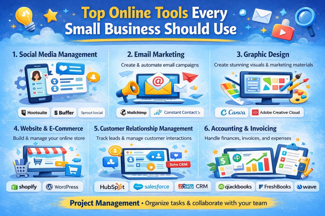 Top Online Tools Every Small Business Should Use
